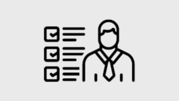 IAE image of a person with a checklist icon