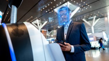 IAE blog image of a man getting his face scanned