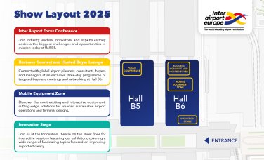 IAE25 image of the show layout 2025